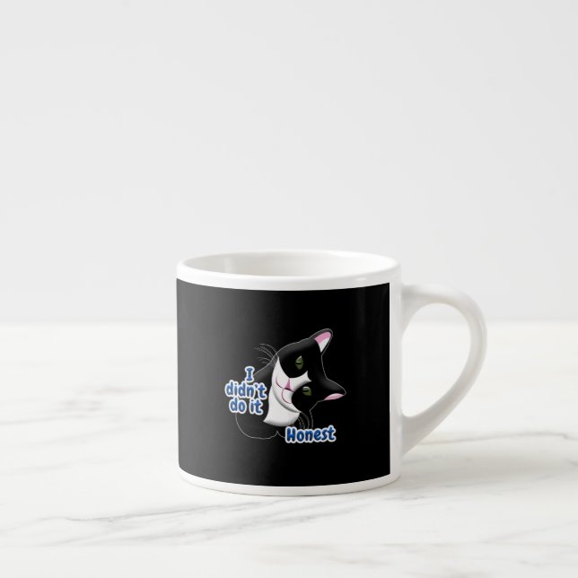 Ich habe es nicht getan Cat Espressotasse (Rechts)