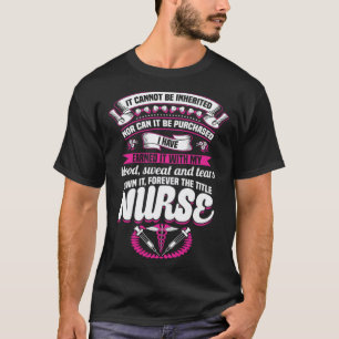Ich habe es verdient Krankenschwester Krankensch T-Shirt