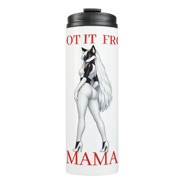 Ich habe es von Mama  Thermosbecher (Vorderseite)