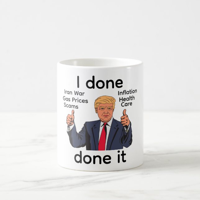 Ich Habe Es Wirklich Getan Kaffeetasse (Mittel)