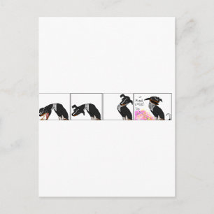 "Ich habe Essen gemacht" Postkarte