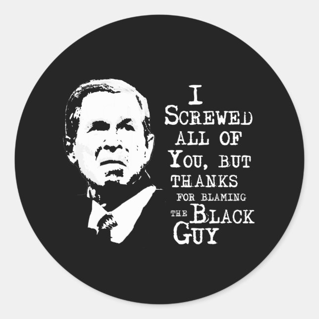 Ich habe euch alle vermasselt, aber danke dafür, d runder aufkleber (Vorderseite)