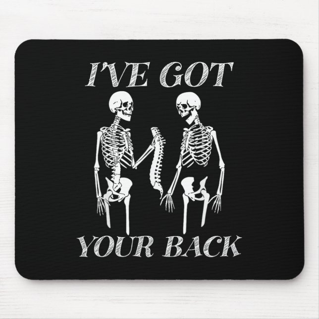 Ich habe eure kalkartigen Skelettschädel-Männer Go Mousepad (Vorne)