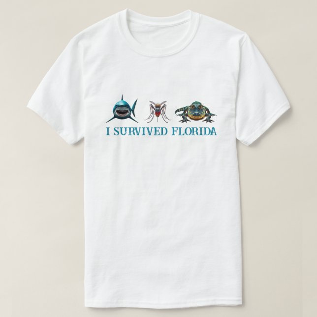 Ich habe Florida überlebt T-Shirt (Design vorne)
