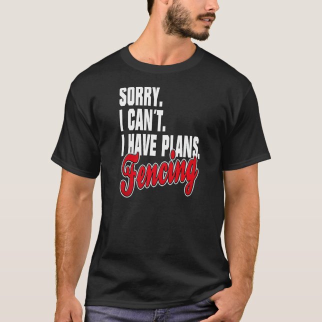 Ich Habe Flugzeug Fechter Statement Sprichwort Out T-Shirt (Vorderseite)