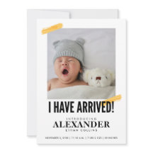 Ich habe Foto Modern Baby Birth angekommen 