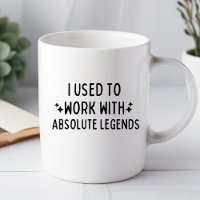 Ich habe früher mit absolut lustigen Büro-Tassen g