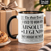 Ich habe früher mit absoluten Legenden gearbeitet