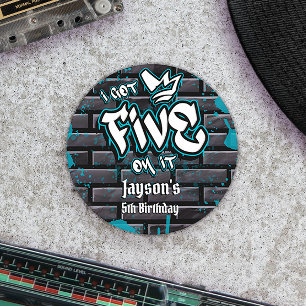 Ich habe fünf Got Runder Aufkleber