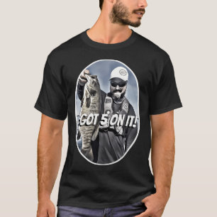 Ich habe fünf Pfund darauf gewettet Angelsportbekl T-Shirt