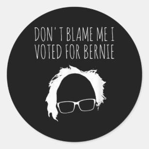 Ich habe für den Präsidenten von Bernie Sanders ge Runder Aufkleber