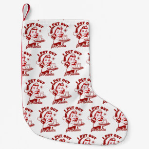 Ich habe für den Weihnachtsmann gesorgt Snarky Wei Kleiner Weihnachtsstrumpf