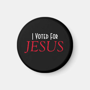 Ich habe für JESUS Christ gewählt Magnet
