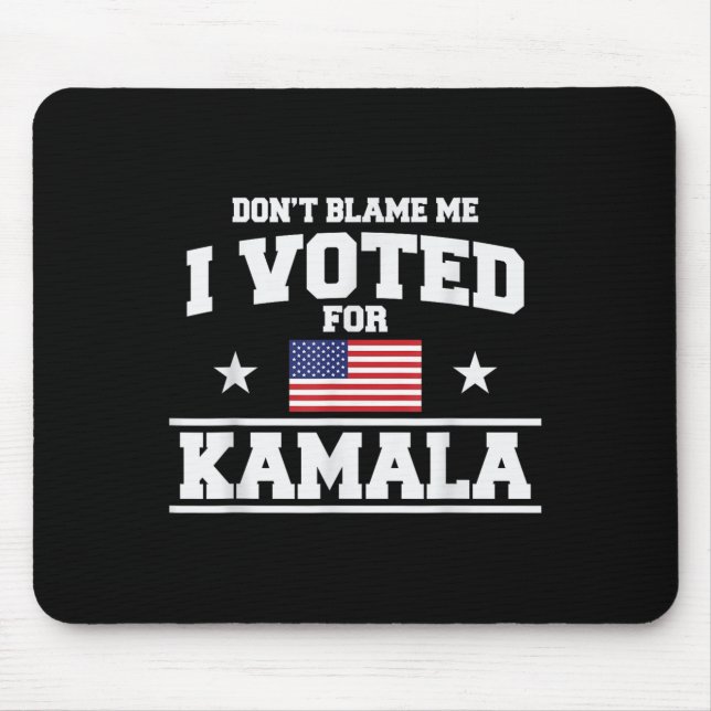 Ich habe für Kamala Harris gestimmt. Mousepad (Vorne)