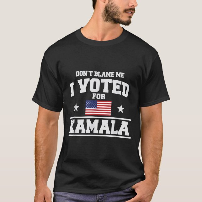 Ich habe für Kamala Harris gestimmt. T-Shirt (Vorderseite)