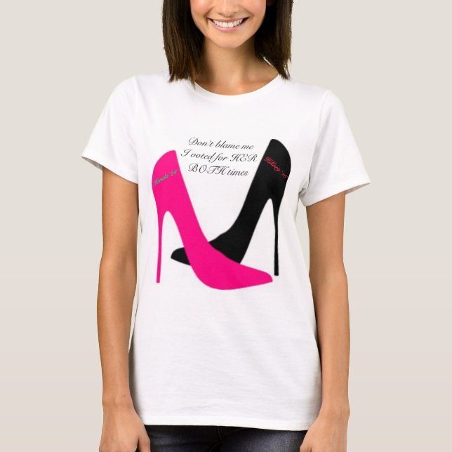 Ich habe für sie gestimmt T-Shirt (Vorderseite)