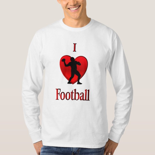 Ich habe Fußball gehört T-Shirt (Vorderseite)