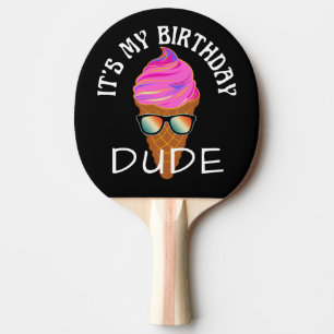 ICH HABE GEBURTSTAG ALTER TISCHTENNIS SCHLÄGER