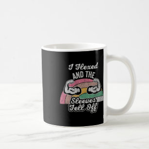Ich habe geflochten und die Ärmel sind abgefallen Kaffeetasse