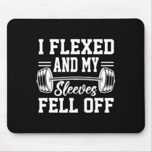 Ich habe geflochten und meine Ärmel sind vom Fitne Mousepad