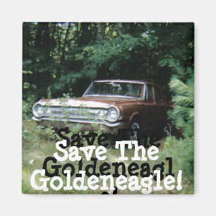 Ich habe geholfen, den Goldene Adler des alten Orc Magnet