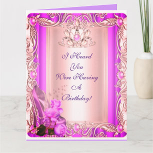 Ich habe gehört, dass wir eine Geburtstagskarte ha Karte