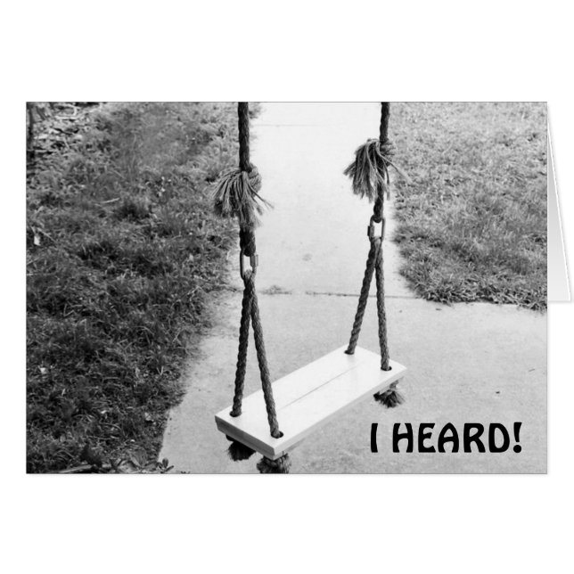 ICH HABE GEHÖRT: DER SCHWEINER IST JETZT "30!" (Vorderseite (Horizontal))