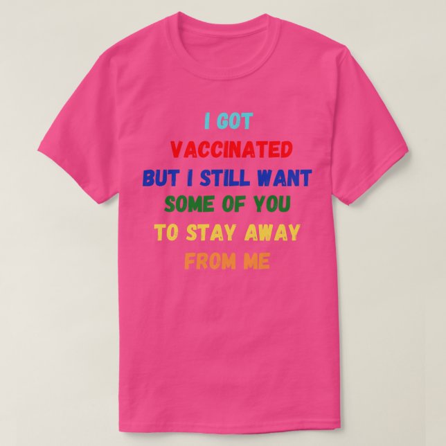 Ich habe geimpft 1 Got T-Shirt (Design vorne)