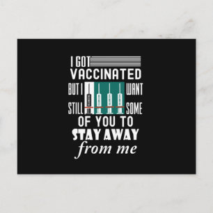 ich habe geimpft, aber mir bleibe postkarte