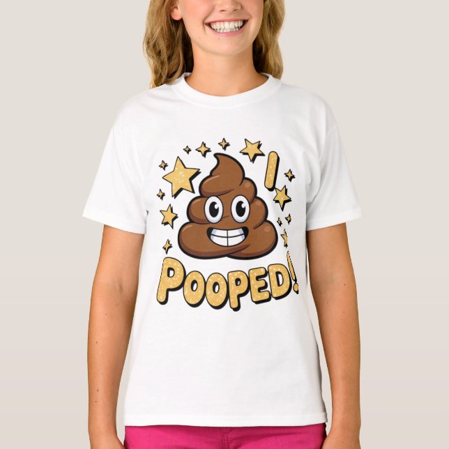 Ich habe gekackt T-Shirt (Vorderseite)