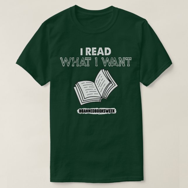 Ich habe gelesen, was ich Woche der verbotenen Büc T-Shirt (Design vorne)