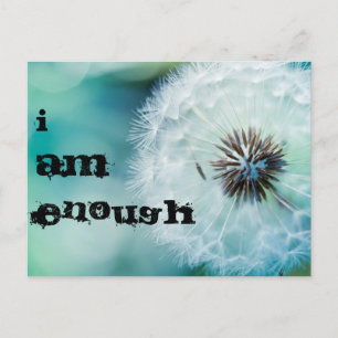 Ich habe genug Postkarte