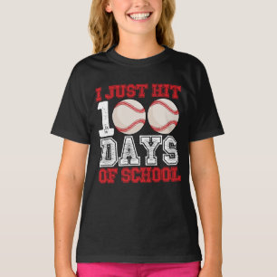 Ich habe gerade 100 Tage Schulbaseball erreicht T-Shirt