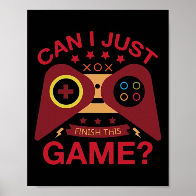 Ich habe gerade das Game Lover Video Controller Ga Poster (Vorne)