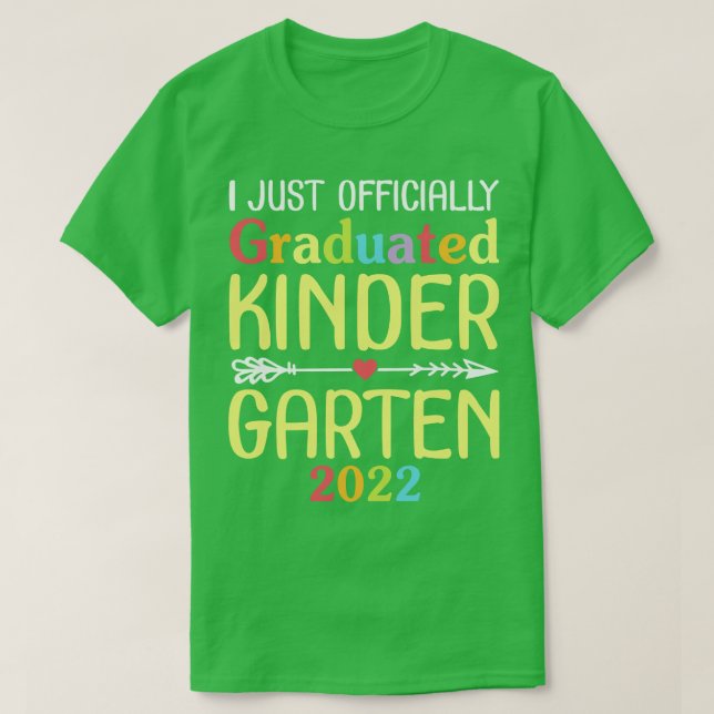 Ich habe gerade den Kindergarten 2022 offiziell ab T-Shirt (Design vorne)