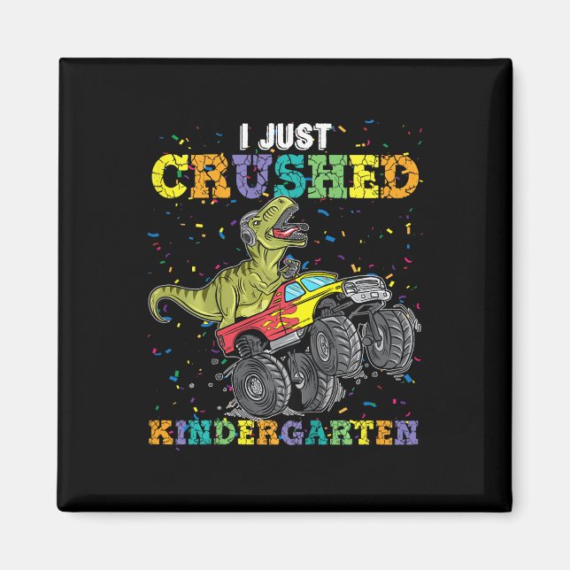 Ich habe gerade den Kindergarten Dinosaurier Trex  Magnet (Vorne)