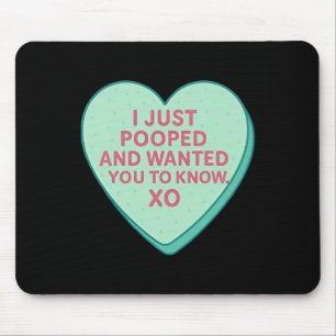 Ich Habe Gerade Gepupst Und Wollte, Dass Du Es Wei Mousepad