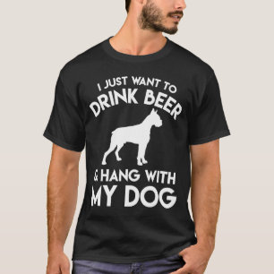 Ich habe gerade Gewollt, Bier und Knall mit meinem T-Shirt