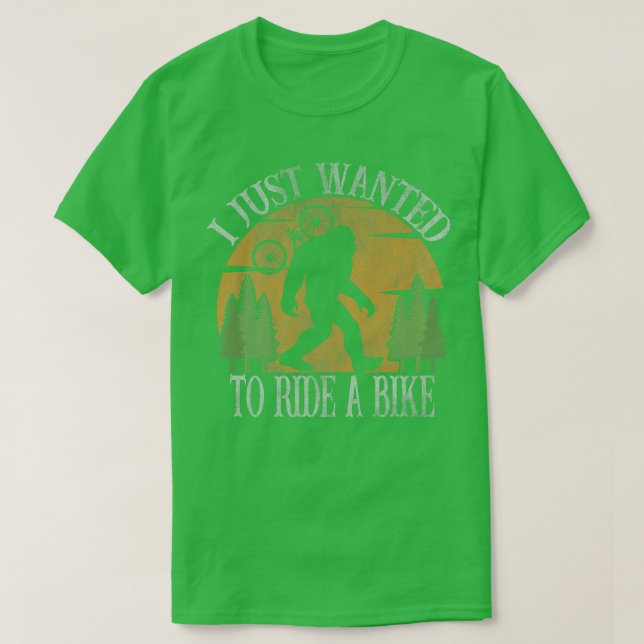 Ich habe gerade Gewollt, ein Bike-E-Bike-Fahrrad z T-Shirt (Design vorne)