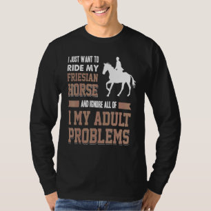 Ich habe gerade Gewollt, mein Priesenpferd mit mei T-Shirt