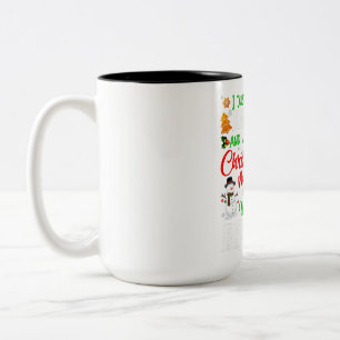 Ich habe gerade Gewollt, mit mir Sachen zu backen Zweifarbige Tasse