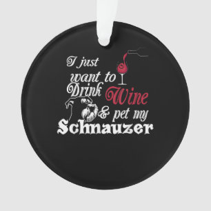 Ich habe gerade Gewollt, um Wein zu trinken und me Ornament