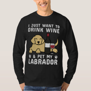 Ich habe gerade Gewollt, Wein zu trinken und mein T-Shirt