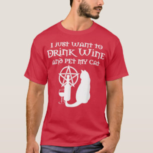 Ich habe gerade Gewollt, Wein zu trinken und meine T-Shirt