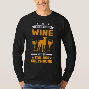 Ich habe gerade Gewollt, Wein zu trinken und meine T-Shirt