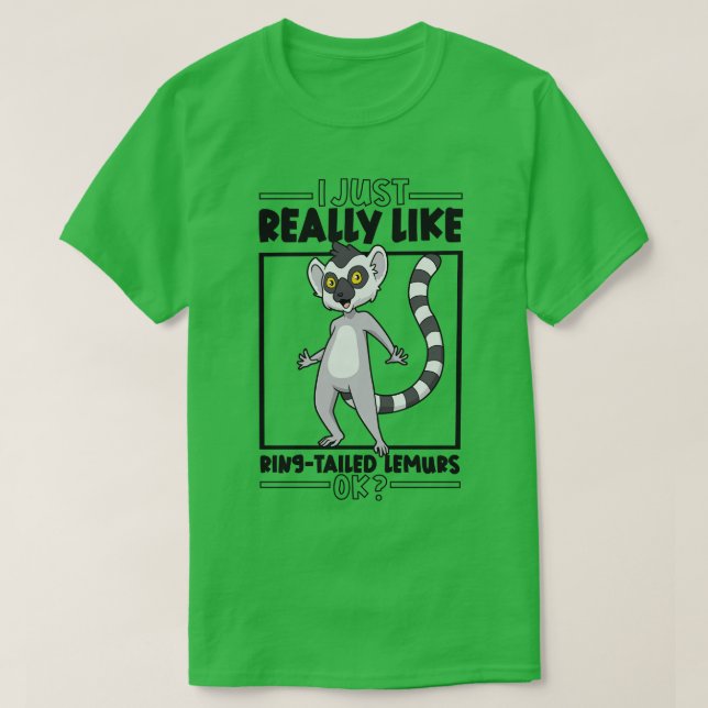 Ich habe gerade Liebe RingTail Lemurs 1 T-Shirt (Design vorne)