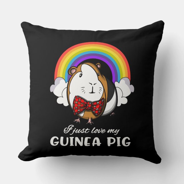 Ich habe gerade meine Guinea Liebe Pig Niedlichen  Kissen (Vorderseite)