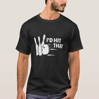 Ich habe geschlagen, dass ich Bowling Button Skitt T-Shirt