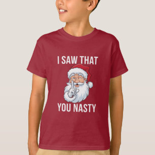 Ich habe gesehen, dass du Weihnachten Eklig Unglau T-Shirt