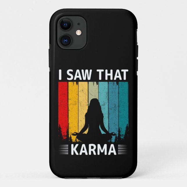 Ich habe gesehen, dass Karma Case-Mate iPhone Hülle (Rückseite)